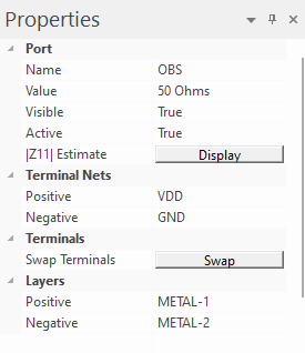Properties Workspace