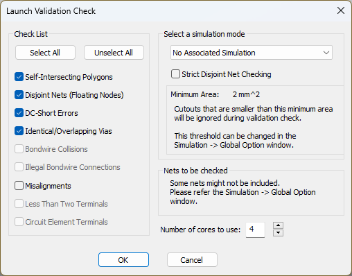 Launch Validation Check