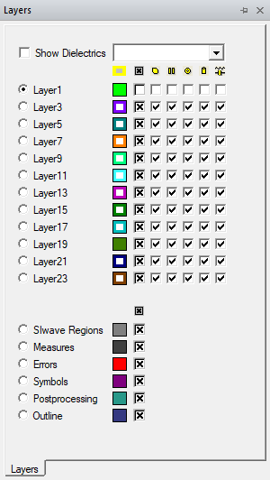 Layers Pane with Encryption