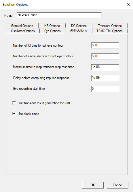 Solution Options
