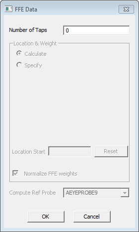 FFE Data Window