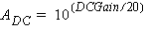 A sub DC equation.