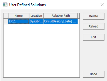 Generate an ERL Calculation Report with a User Defined Solution