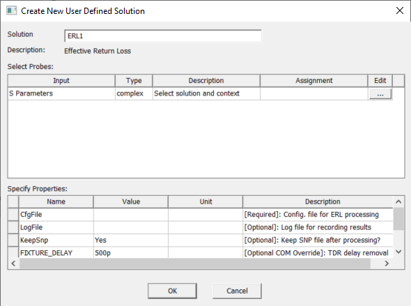 Generate an ERL Calculation Report with a User Defined Solution