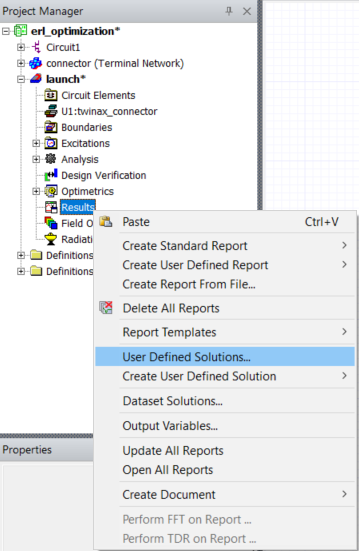 Generate an ERL Calculation Report with a User Defined Solution