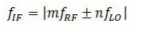 Maximum RF Harmonic Order equation