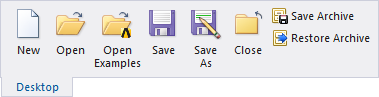 Main Ribbon Open Icon