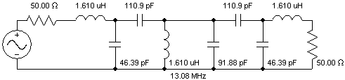 Equal Inductor Band Pass Filters
