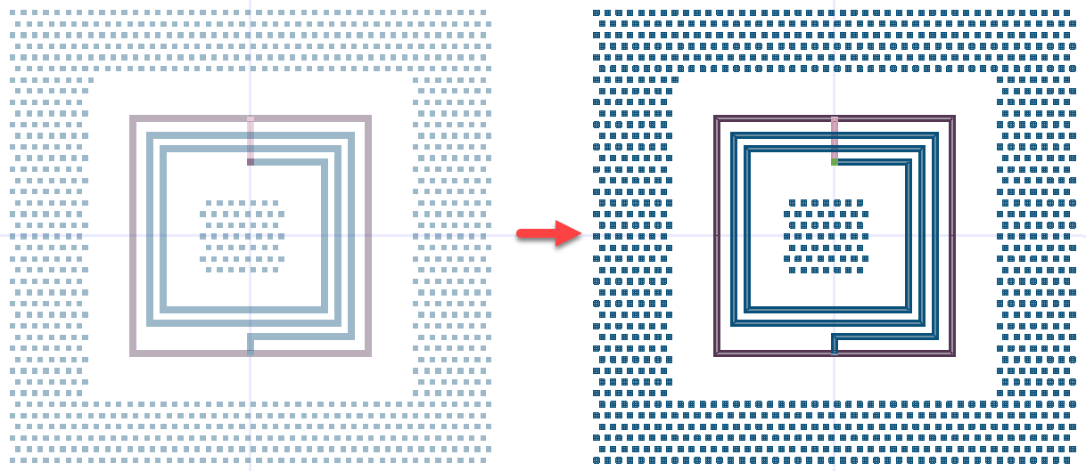 Layout Editor with Mesh Visualization on Design