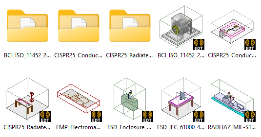 Electromagnetic interference and electromagnetic compatibility models. 