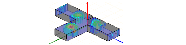 3D MOdel showinf magnetic flux overlay.