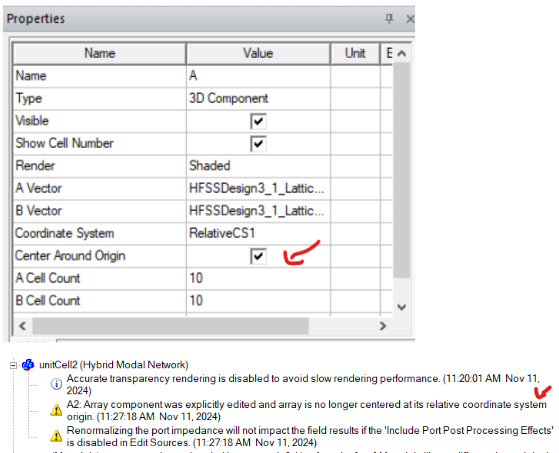 Create Array Command for 3D Component