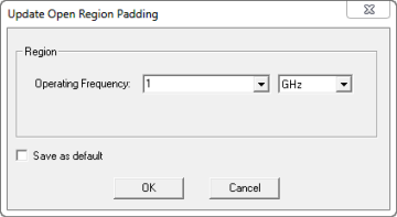Update Open Region Padding dialog.