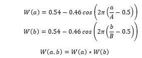 Weights calculation equations