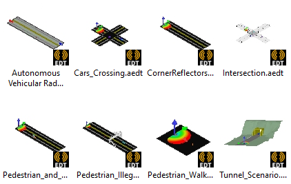 Advanced Driver Assistance Example Model graphics.