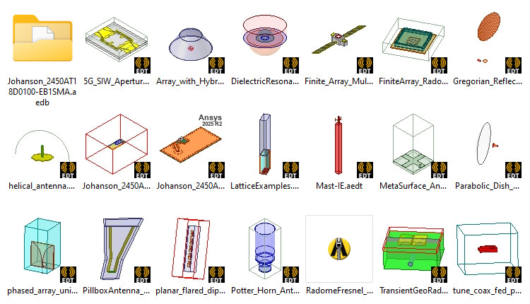 Antenna Model example graphics