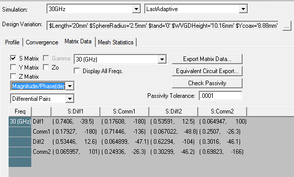 Matrix Tab