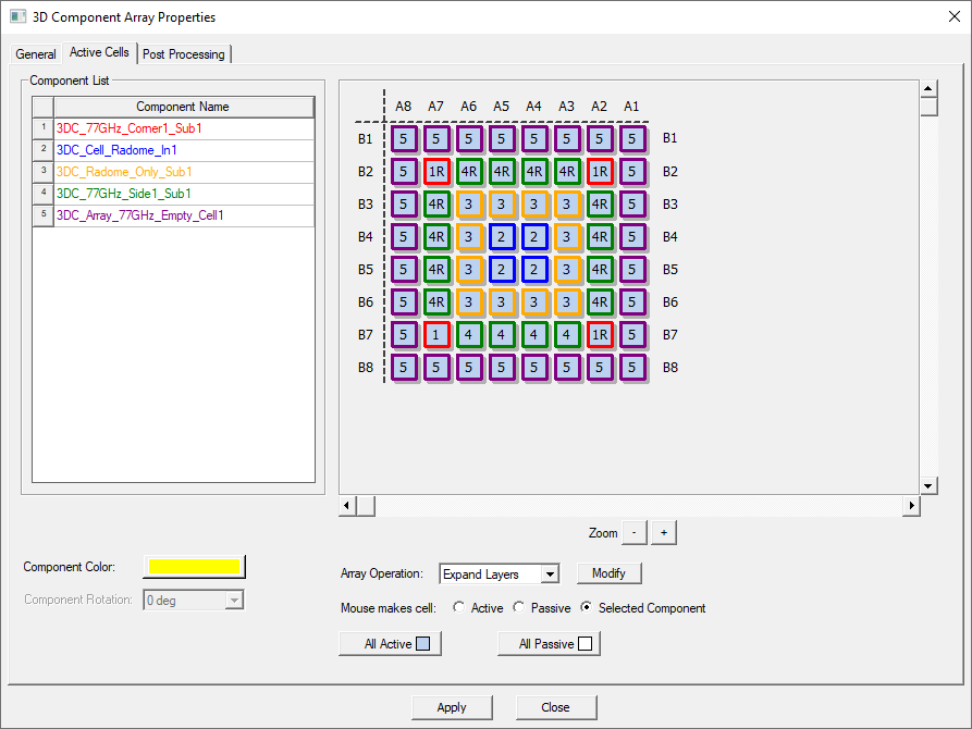 Set up and Run an Array Simulation
