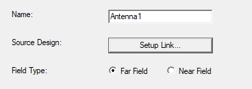 Field Type option set to Far Field.