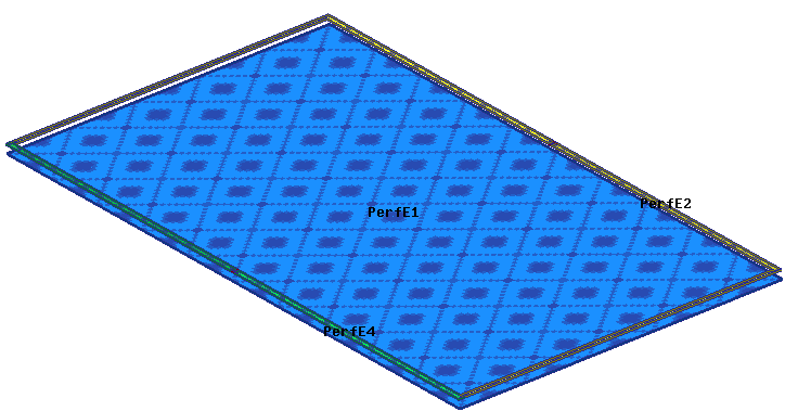 Model of a phone chassis with boundaries showed.