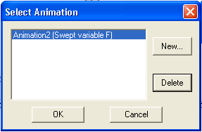 Select Animation dialog. Select Animation dialog.