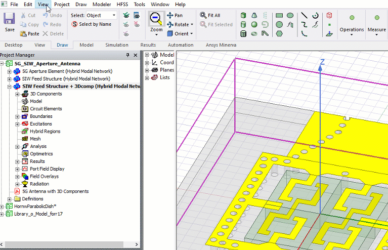 GIF zooming in and out.