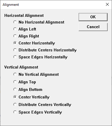 Alignment Window