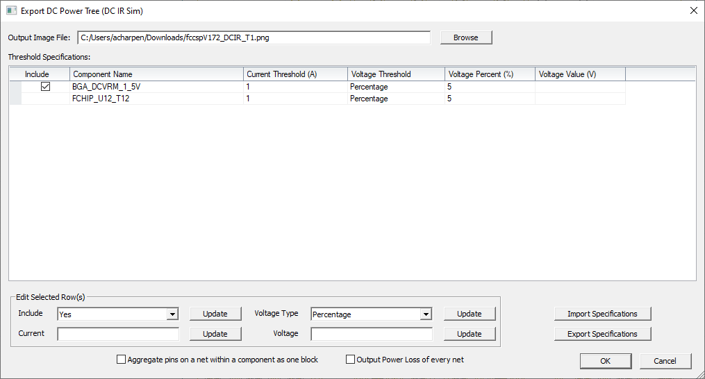 Export DC Power Tree