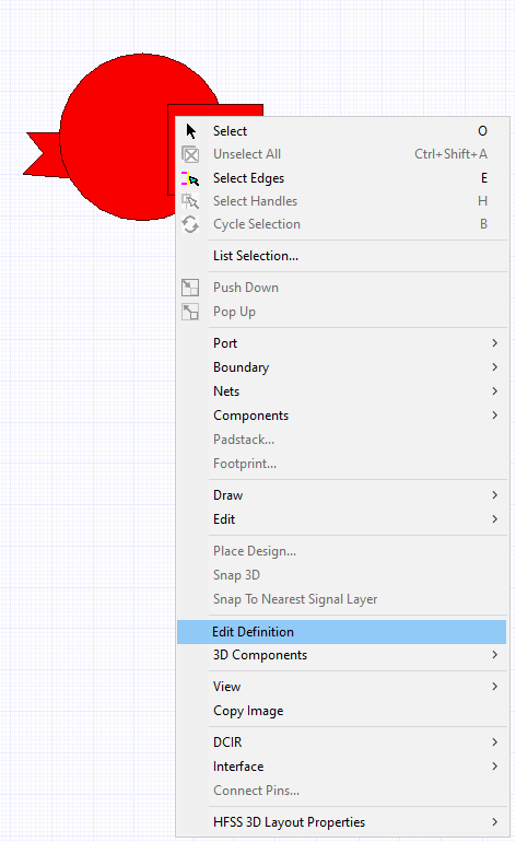 Layout Editor > Layout Components > Edit Definition