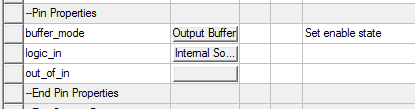 Pin Output File Pin Properties for Input-Output Buffers