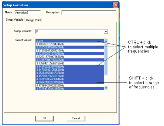 Setup Animation Window