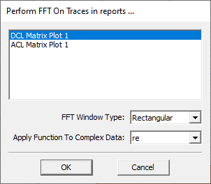 Perform FFT window