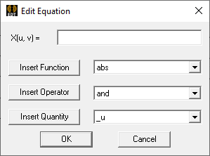 Edit Equation dialog.