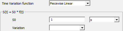 Icepak Piecewwise Linear time variation function.
