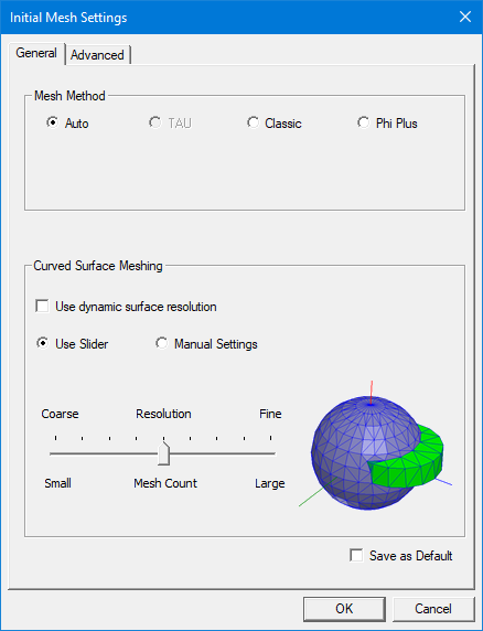 Meshing with a Layout Component