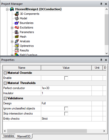 Design Settings