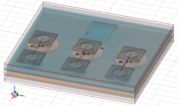 Layout Component in HFSS modeler window