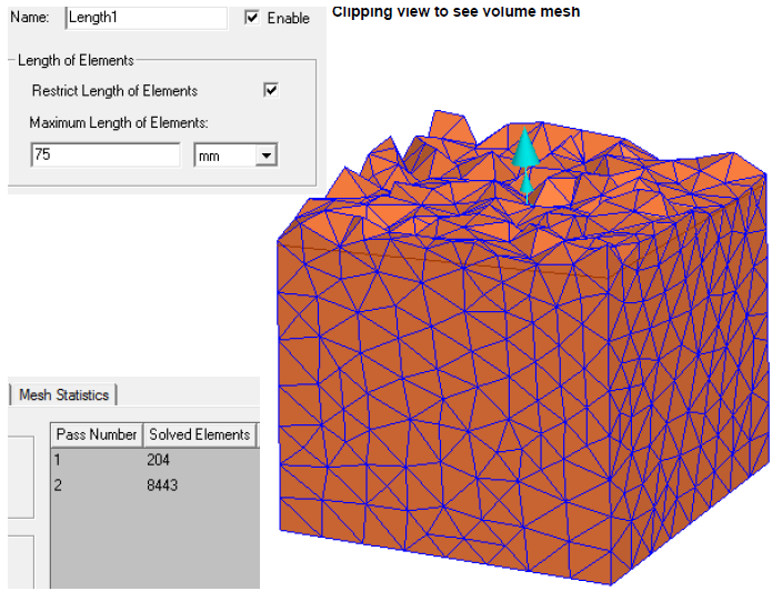 Model of a sube shown in clipping view.