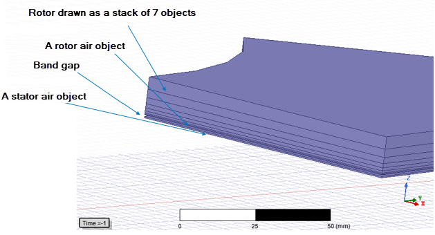 a cut-plane image of the interior of a model 