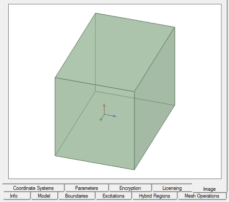Create 3D Component dialog. Image tab displaying model outline.