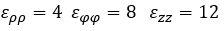 Variable assignment to constants.