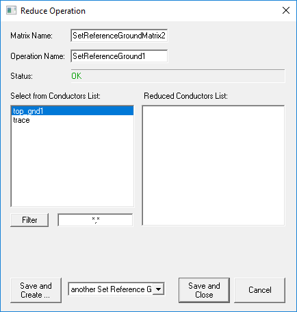 Reduce Operation Window