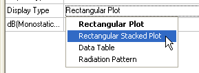 Display Type options.