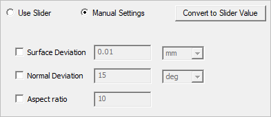 Manual Mesh Settings