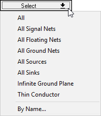 Visualization Options - Select