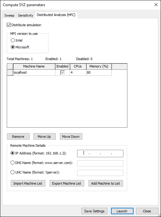 Distributed Analysis (HPC) Tab