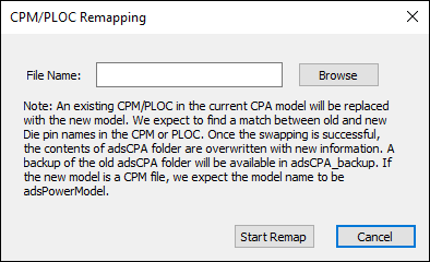 CPM/PLOC Remapping