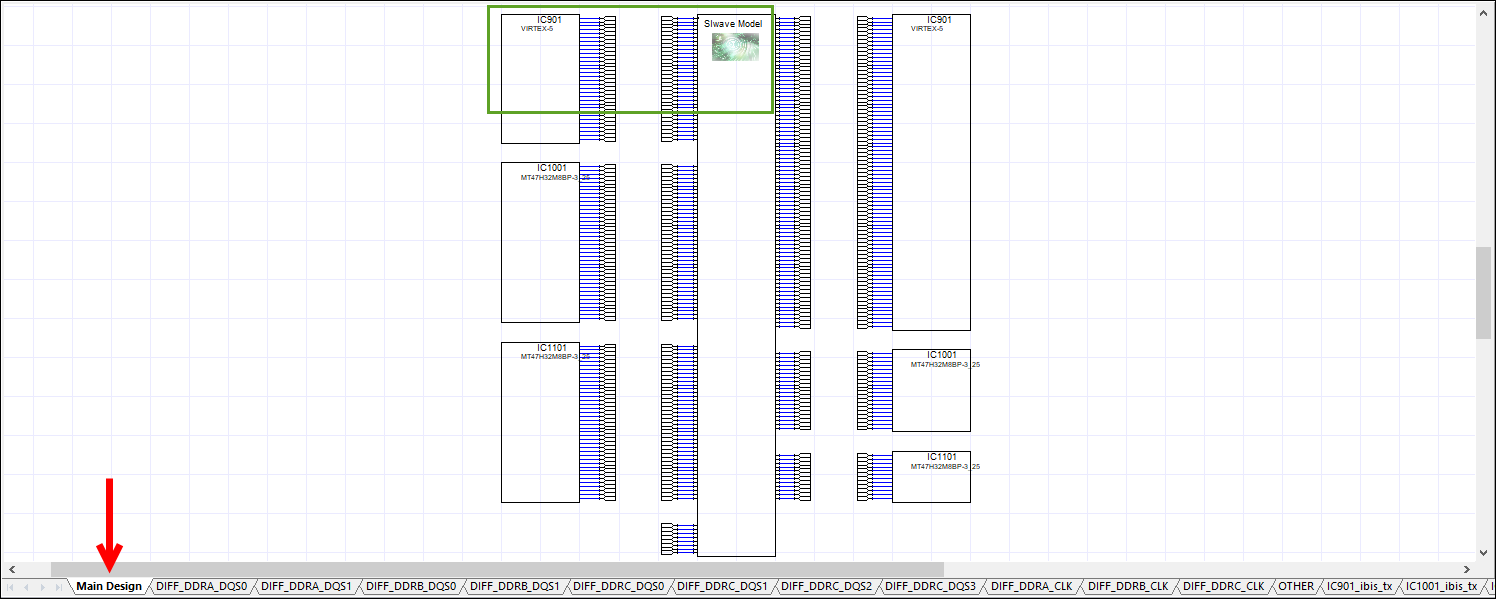 Schematic Main Design Tab