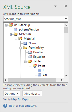 XML Source Window with Source