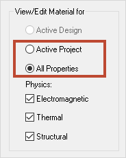 View/Edit Material For